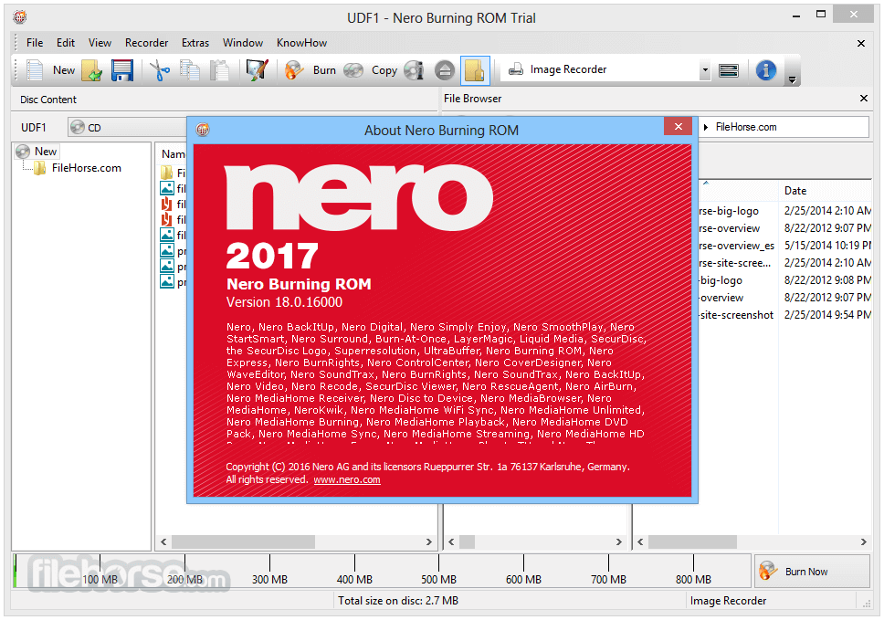 nero burning rom freeware